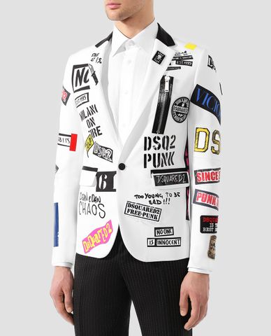  DSQUARED2 - Áo vest nam họa tiết ngộ nghĩnh 