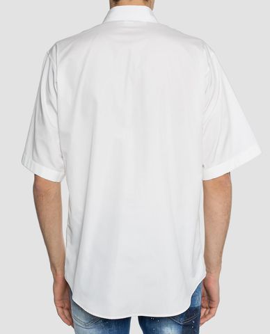  DSQUARED2 - Áo sơ mi nam tay ngắn in logo Top Tronic 