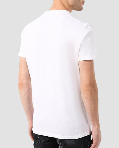  DSQUARED2 - Áo thun nam ngắn tay cổ tròn The Lone Buffalo 