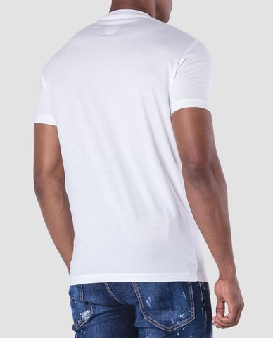  DSQUARED2 - Áo thun nam ngắn tay cổ tròn Pop Western 