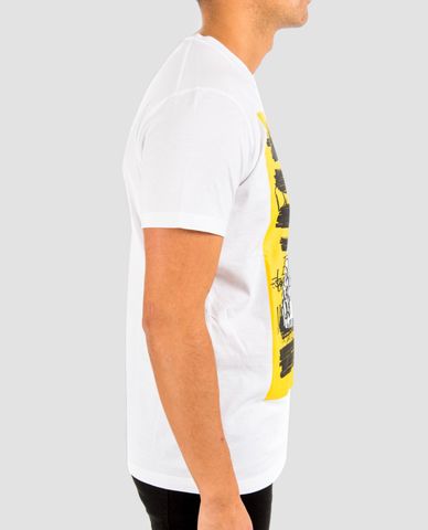  DSQUARED2 - Áo thun nam cổ tròn chữ in Graffiti 