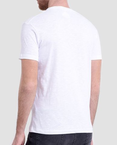  DSQUARED2 - Áo thun nam cổ tròn in hình Graffiti 