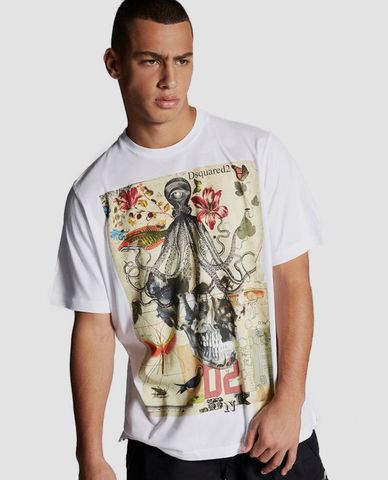  DSQUARED2 - Áo thun nam tay ngắn Vigano 