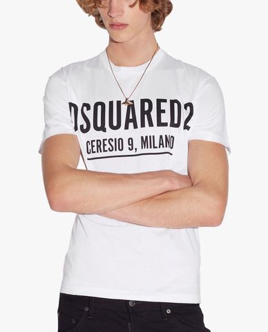  DSQUARED2 - Áo thun nam cổ tròn tay ngắn Ceresio 9 Cool 