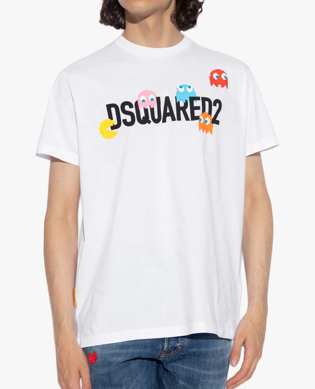 DSQUARED2 - Áo thun nam cổ tròn tay ngắn trẻ trung