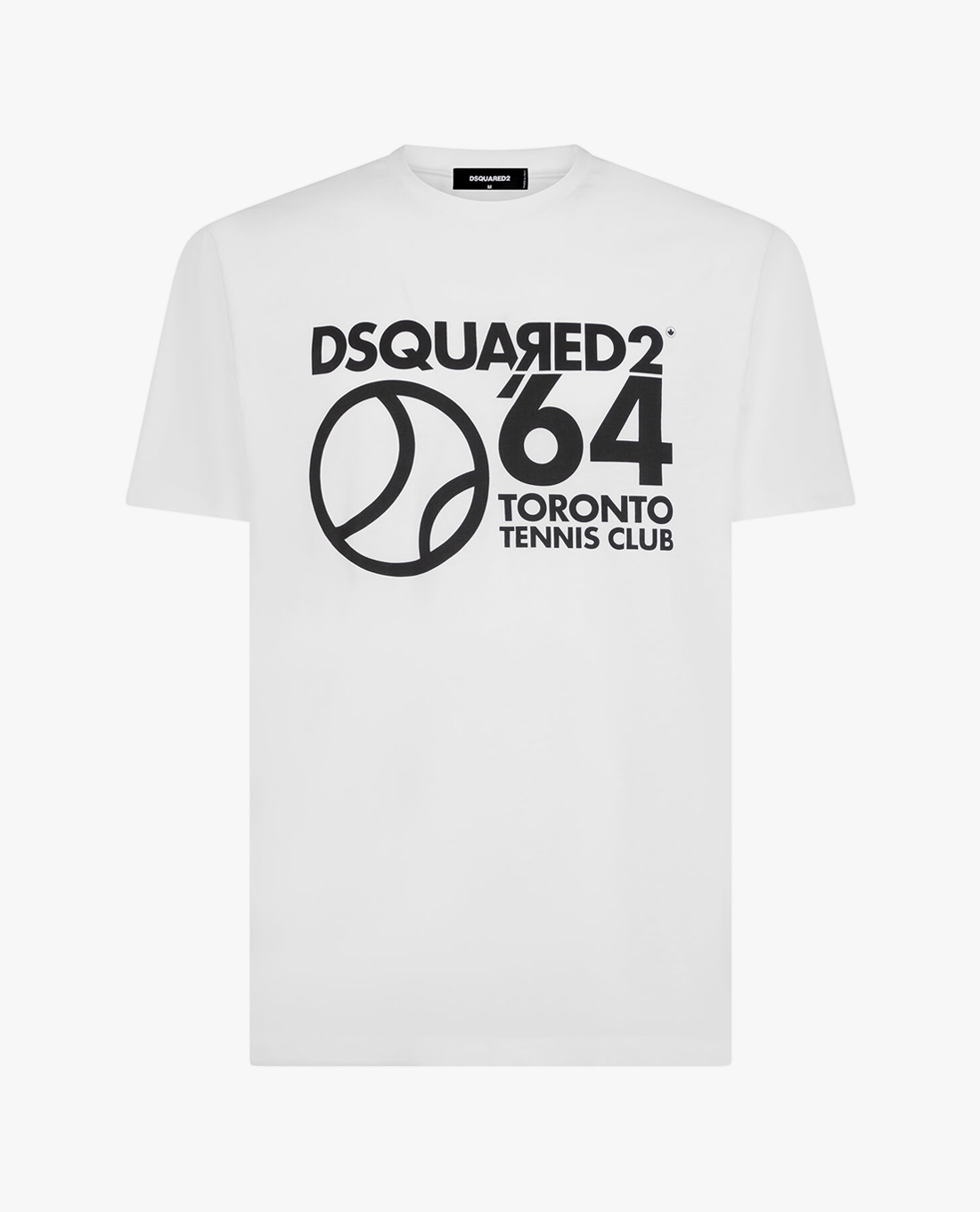 DSQUARED2 - Áo thun nam cổ tròn tay ngắn Tennis Club