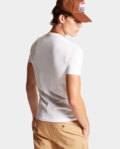  DSQUARED2 - Áo thun nam cổ tròn tay ngắn Milano 