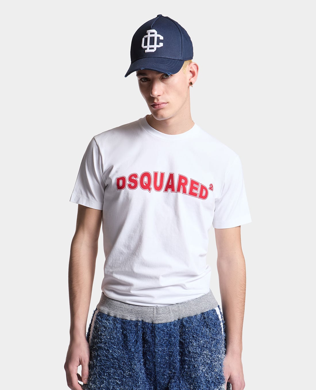 DSQUARED2 - Áo thun nam cổ tròn tay ngắn Cool