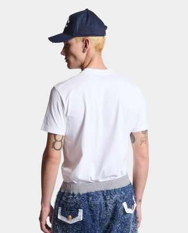  DSQUARED2 - Áo thun nam cổ tròn tay ngắn Cool 