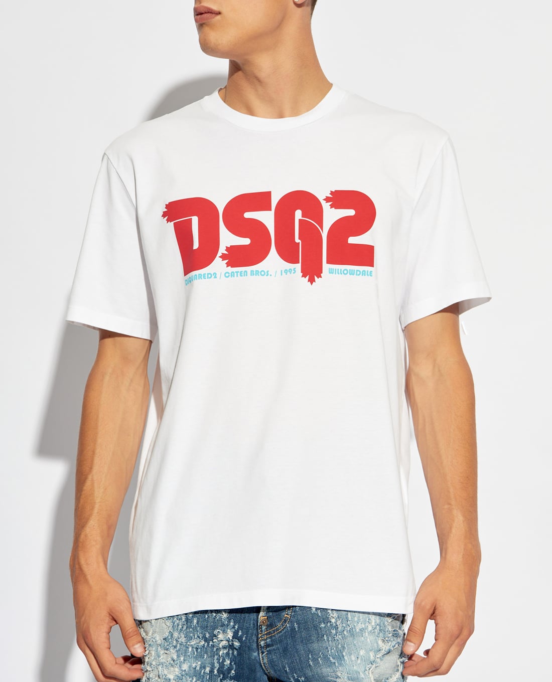 DSQUARED2 - Áo thun nam cổ tròn tay ngắn DSQ2