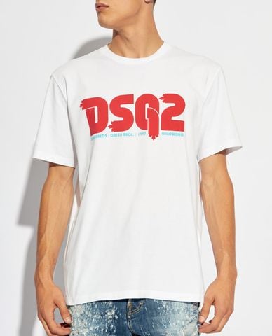  DSQUARED2 - Áo thun nam cổ tròn tay ngắn DSQ2 