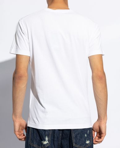  DSQUARED2 - Áo thun nam cổ tròn tay ngắn hiện đại Keep Moving 