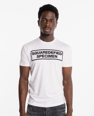  DSQUARED2 - Áo thun nam cổ tròn tay ngắn hiện đại 