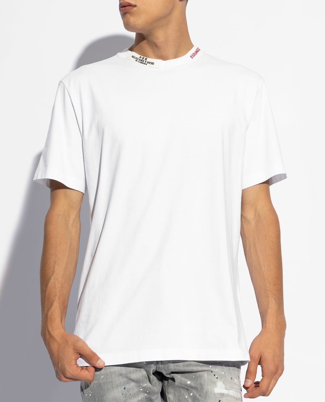 DSQUARED2 - Áo thun nam cổ tròn tay ngắn With Logo