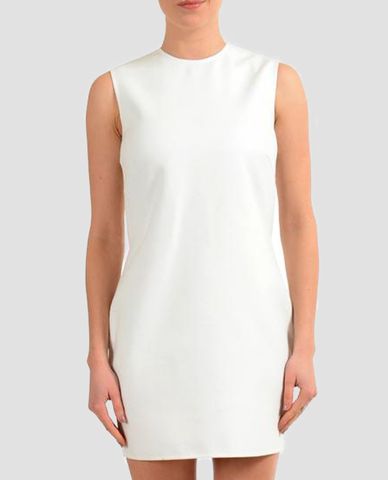  DSQUARED2 - Đầm bút chì cổ tròn sát nách phối thắt lưng 