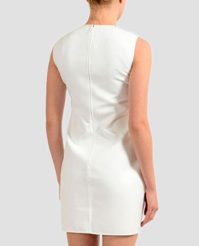  DSQUARED2 - Đầm bút chì cổ tròn sát nách phối thắt lưng 