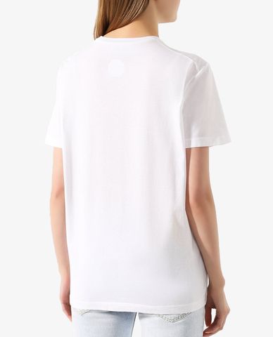  DSQUARED2 - Áo thun nữ cổ tròn tay ngắn phối hình in trẻ trung 