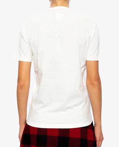  DSQUARED2 - Áo thun nữ ngắn tay cổ tròn phối hình in thời trang 