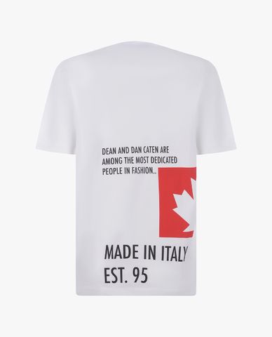  DSQUARED2 - Áo thun nữ tay ngắn cổ tròn phối logo thời trang 