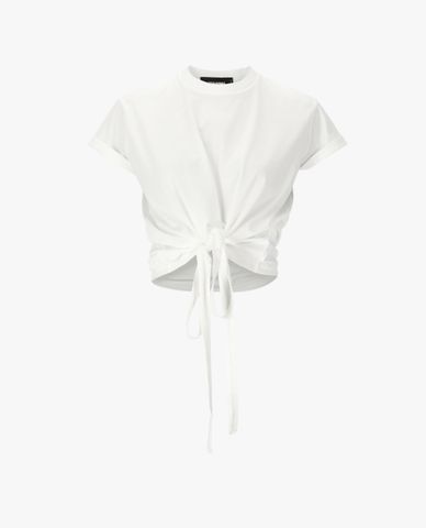  DSQUARED2 - Áo croptop nữ cột dây Caten Twins 