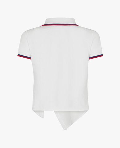  DSQUARED2 - Áo kiểu nữ cổ chéo chữ V phối nút cách điệu Asymmetric 