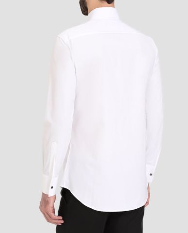  DSQUARED2 - Áo sơ mi nam phối nút đen White Shirts 