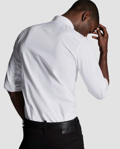  DSQUARED2 - Áo sơ mi nam ngắn tay Contrast Printed Letters 