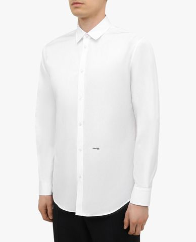  DSQUARED2 - Áo sơ mi nam tay dài cổ bẻ Relax Dan Logo 