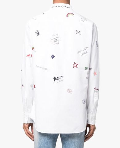  DSQUARED2 - Áo sơ mi nam tay dài phom suông Relax Dan 