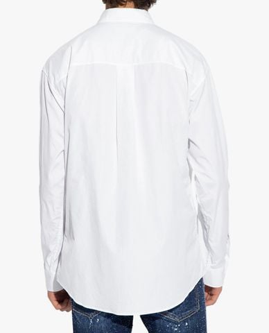  DSQUARED2 - Áo sơ mi nam cổ bẻ tay dài Relaxed Dan 