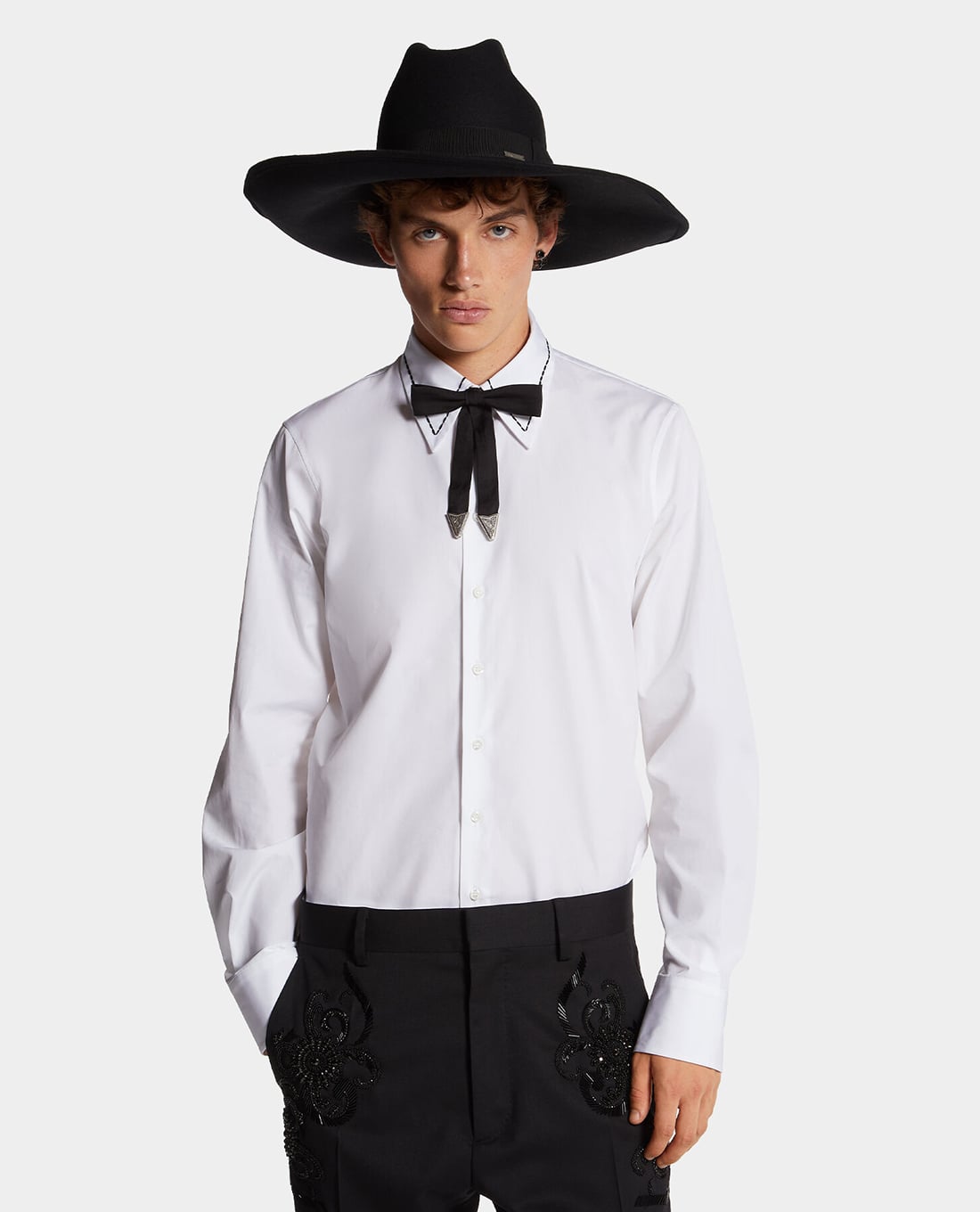 DSQUARED2 - Áo sơ mi nam tay dài Cowboy Easy Slim