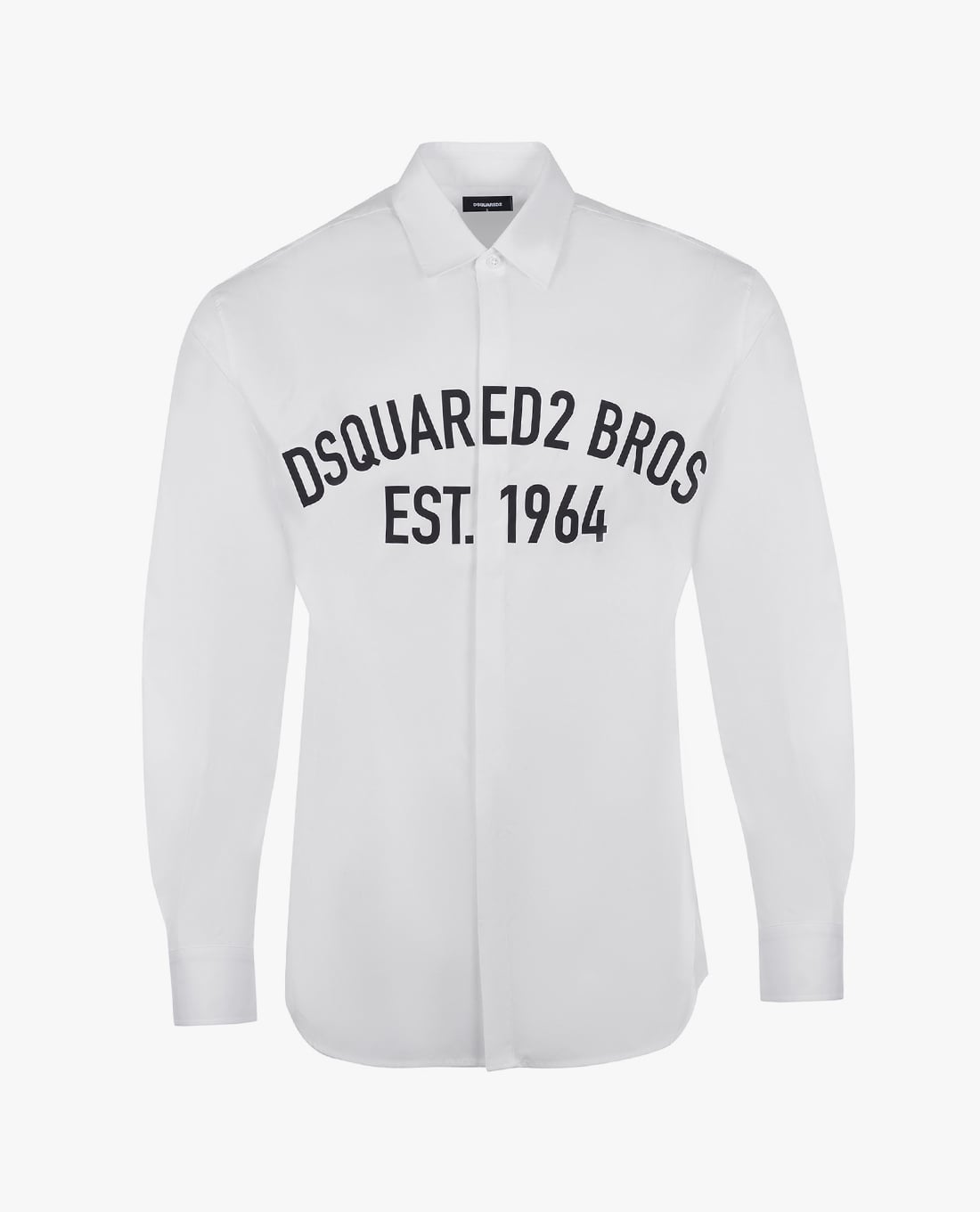 DSQUARED2 - Áo sơ mi nam cổ bẻ tay dài in logo