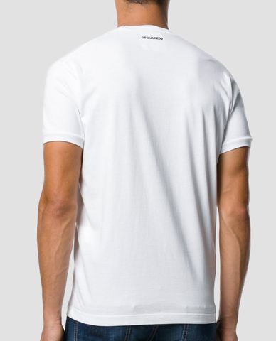  DSQUARED2 - Áo thun nam cổ tròn Badge 