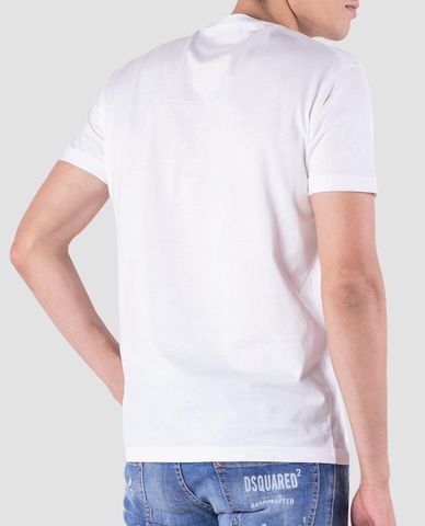  DSQUARED2 - Áo thun nam cổ tròn Cherry Dean 