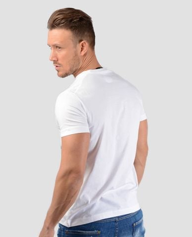  DSQUARED2 - Áo thun nam cổ tròn nhiều họa tiết 