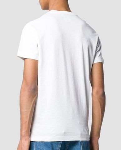  DSQUARED2 - Áo thun nam cổ tròn Red & Black Tape 