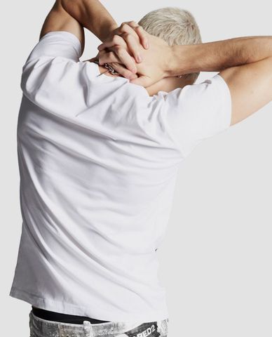  DSQUARED2 - Áo thun nam cổ tròn in hình Punk Poster 