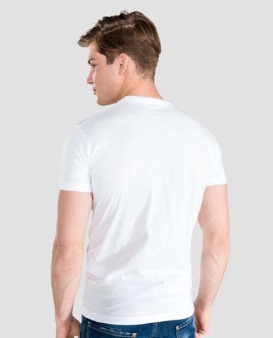  DSQUARED2 - Áo thun nam tay ngắn cổ tròn in logo 