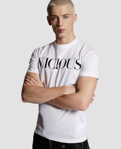  DSQUARED2 - Áo thun nam tay ngắn cổ tròn Vicious 