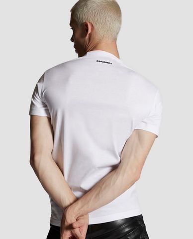  DSQUARED2 - Áo thun nam tay ngắn cổ tròn Vicious 