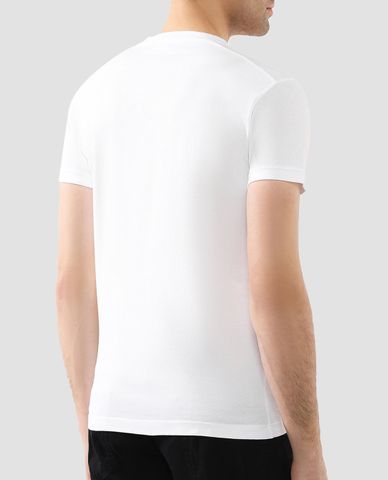  DSQUARED2 - Áo thun nam cổ tròn in hình Guest Star 