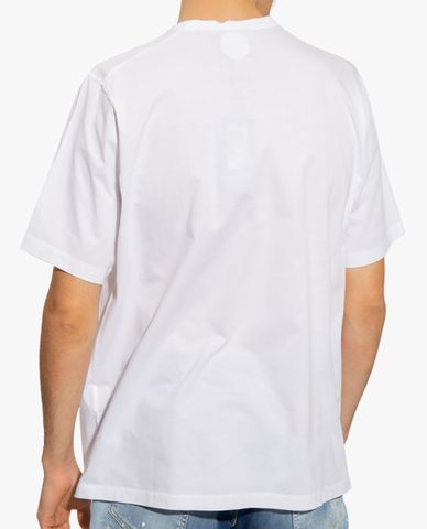  DSQUARED2 - Áo thun nam phom suông ngắn tay Graffiti 