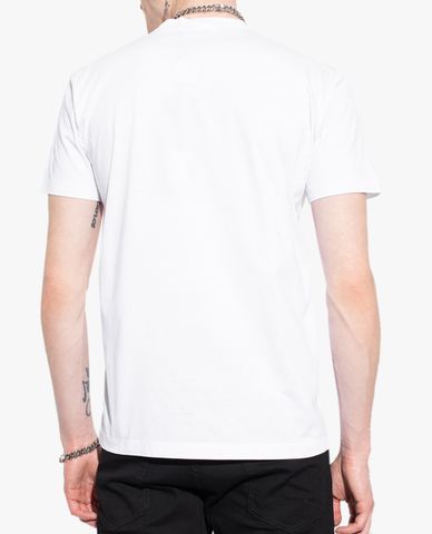  DSQUARED2 - Áo thun nam ngắn tay cổ tròn Doodle Flag Cool 