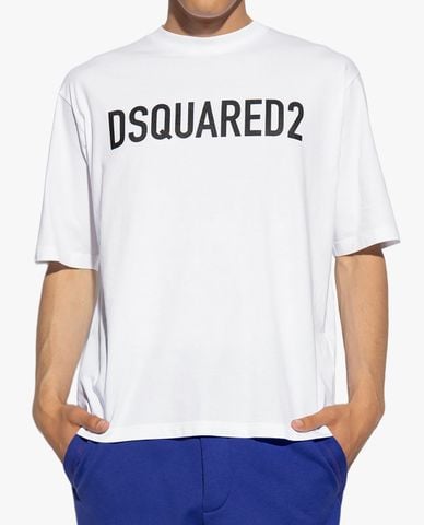  DSQUARED2 - Áo thun nam cổ tròn tay ngắn Eco Dyed Loose 