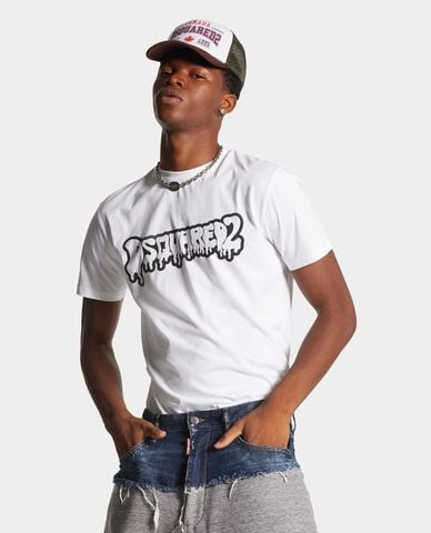  DSQUARED2 - Áo thun nam tay ngắn thời trang Cool Fit 