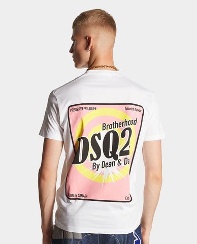  DSQUARED2 - Áo thun nam tay ngắn phối logo nhỏ Cool Fit 
