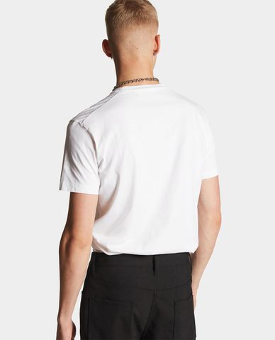  DSQUARED2 - Áo thun nam tay ngắn phối kim loại tinh tế 