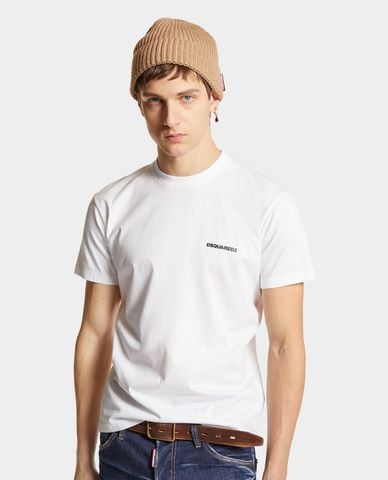  DSQUARED2 - Áo thun nam cổ tròn tay ngắn Ceresio Map 