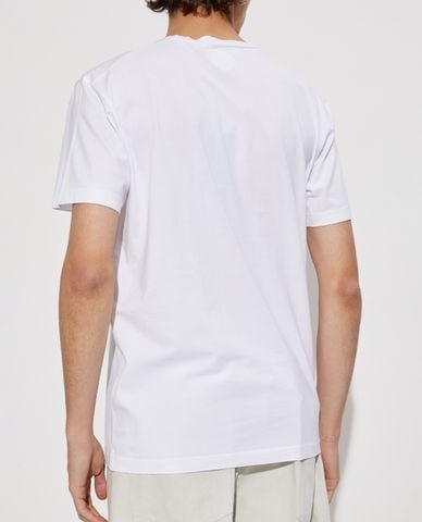  DSQUARED2 - Áo thun nam cổ tròn tay ngắn phối hoạ tiết 