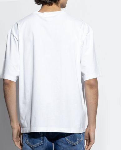  DSQUARED2 - Áo thun nam cổ tròn tay ngắn Faded Logo 